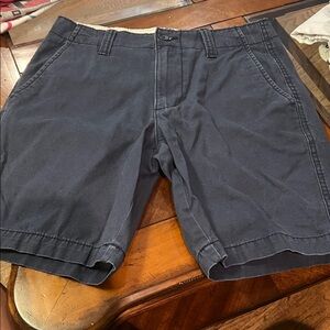 Old Navy Black Flat Front Shorts Casual Style
